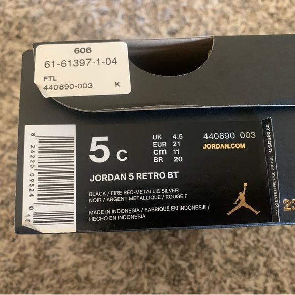 JORDAN 5 RETRO | Size 5C - Picture 6 of 6